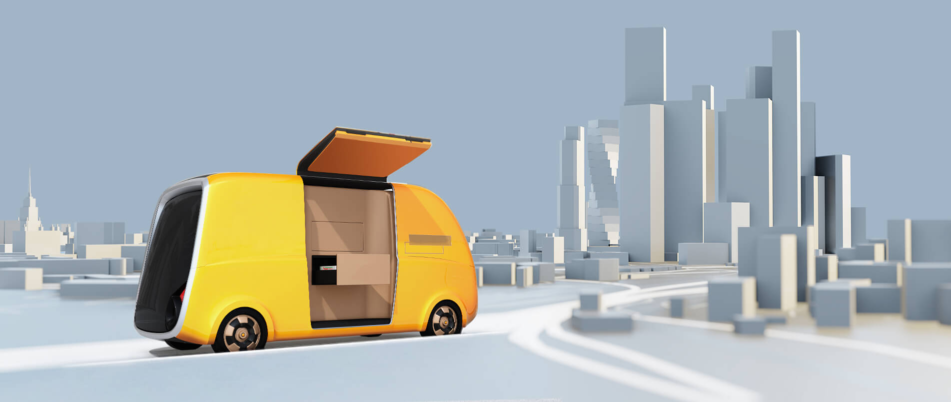 乐天使官方助力无人配送车解急难